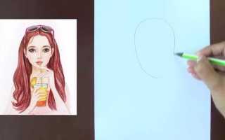 Как нарисовать волосы: картинки с примерами разных причесок, которые можно нарисовать шаг за шагом